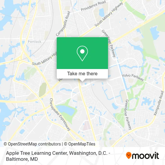 Apple Tree Learning Center map