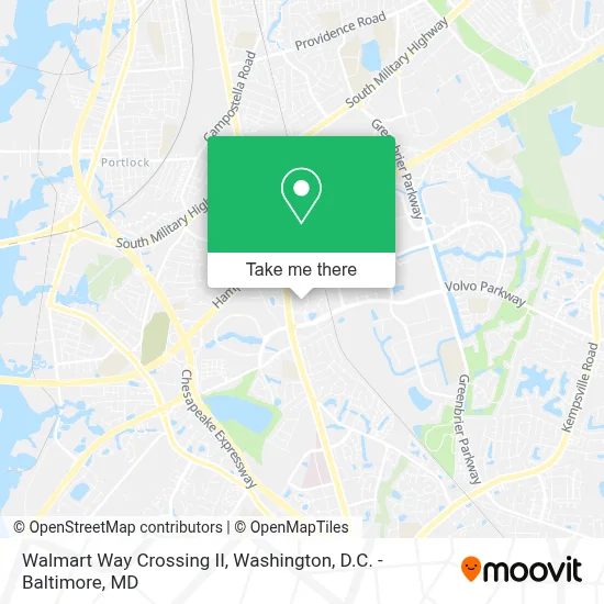 Walmart Way Crossing II map