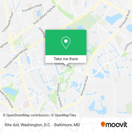 Rite Aid map