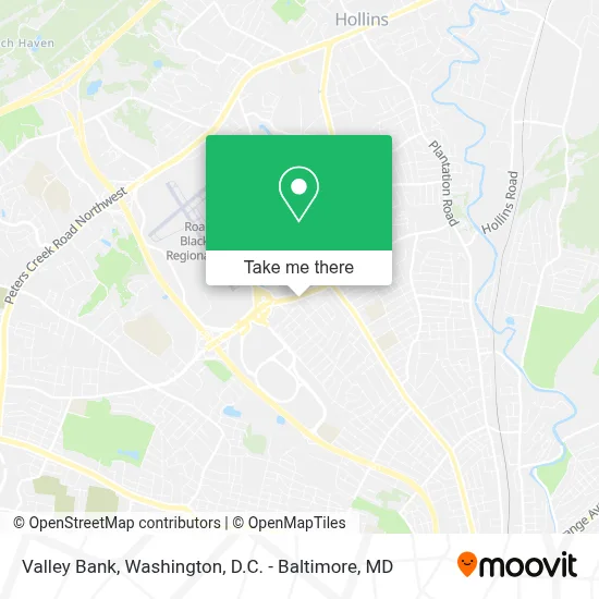 Valley Bank map