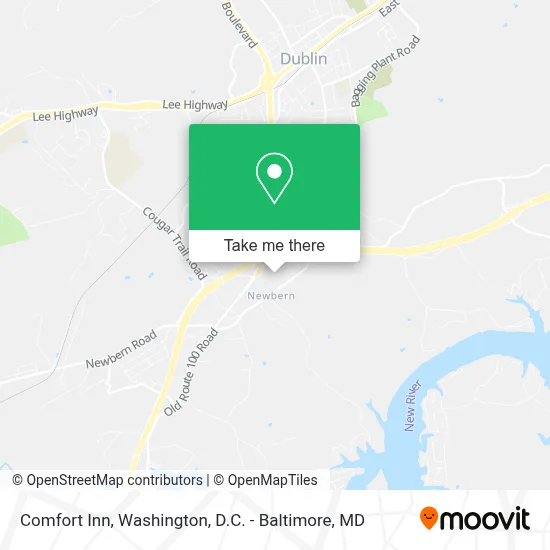 Comfort Inn map
