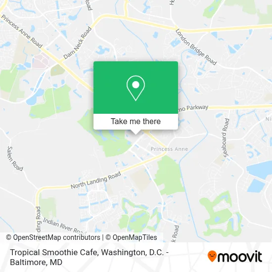 Tropical Smoothie Cafe map