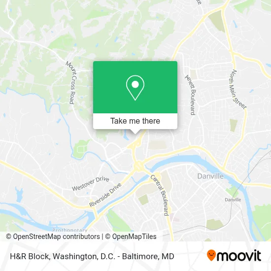H&R Block map