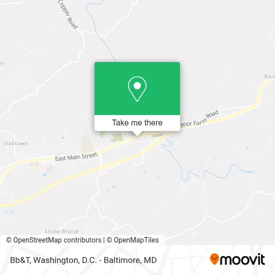 Bb&T map