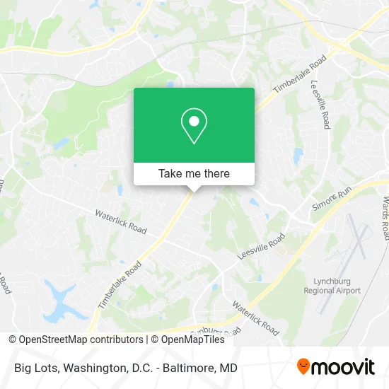 Big Lots map