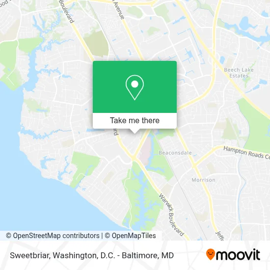 Sweetbriar map