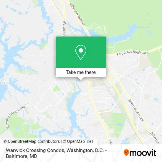 Warwick Crossing Condos map
