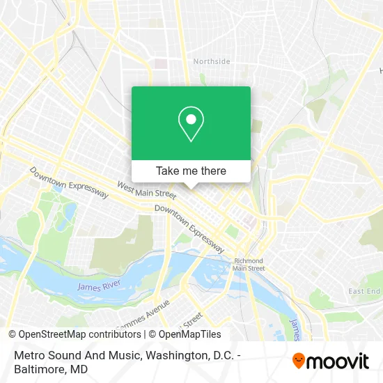 Metro Sound And Music map