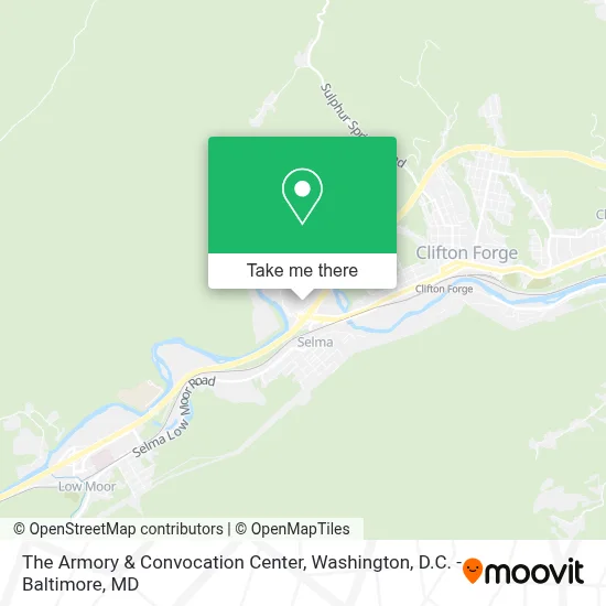 The Armory & Convocation Center map