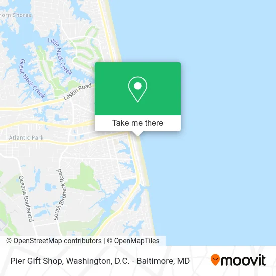 Pier Gift Shop map