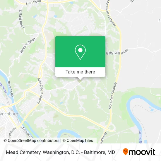 Mead Cemetery map