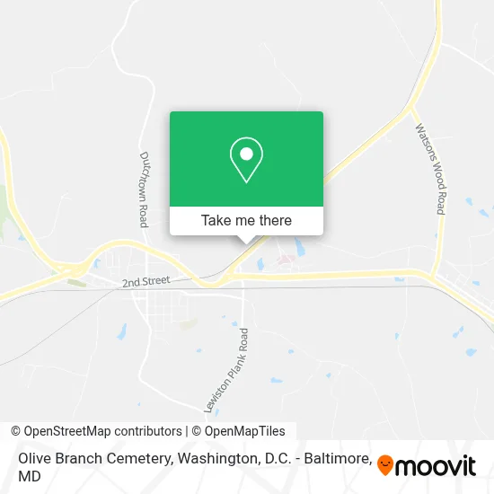 Olive Branch Cemetery map