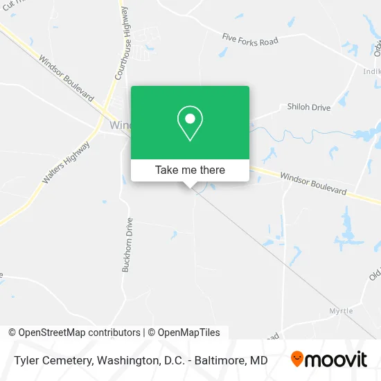 Tyler Cemetery map