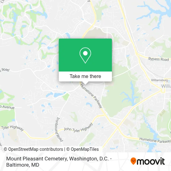 Mount Pleasant Cemetery map
