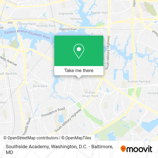Southside Academy map