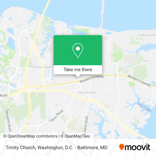 Trinity Church map
