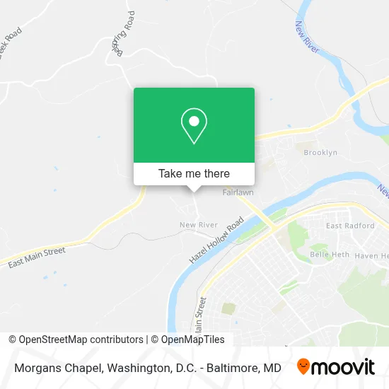 Morgans Chapel map