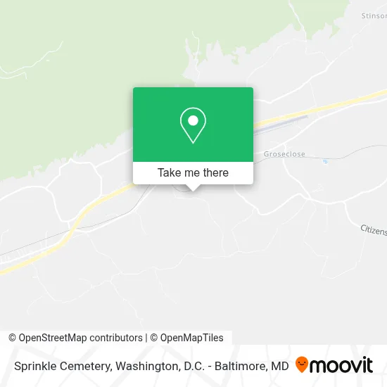 Sprinkle Cemetery map