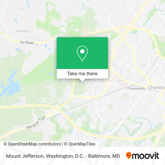 Mount Jefferson map