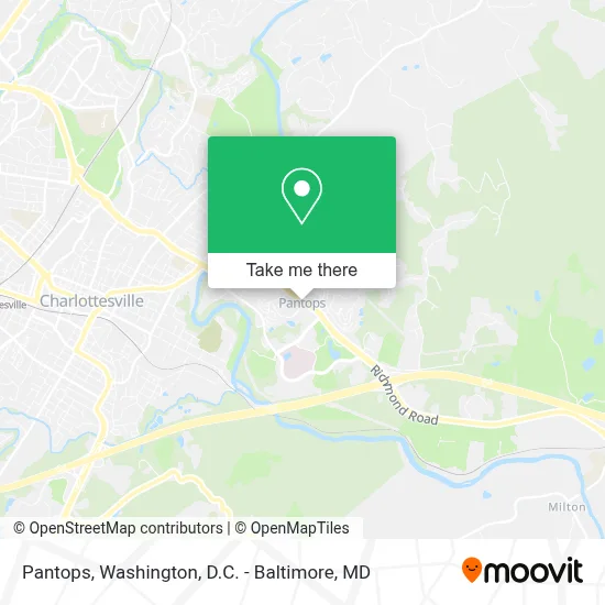 Pantops map