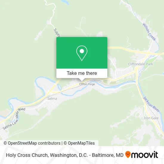 Holy Cross Church map