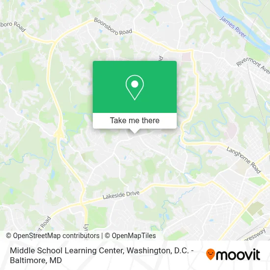 Middle School Learning Center map