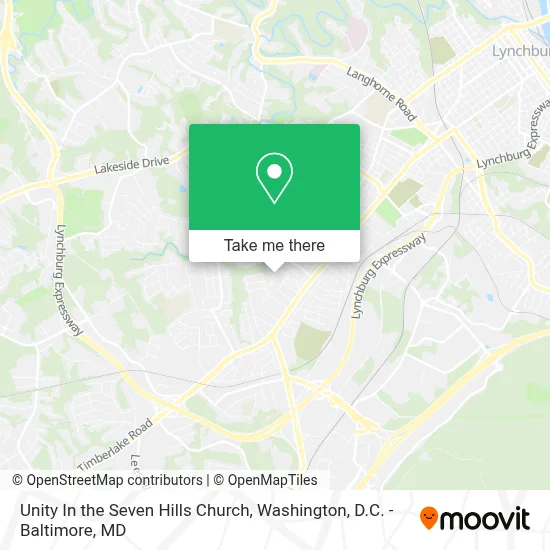 Unity In the Seven Hills Church map