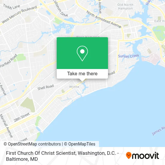 First Church Of Christ Scientist map