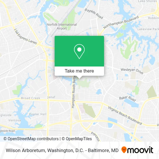Wilson Arboretum map