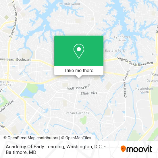 Academy Of Early Learning map