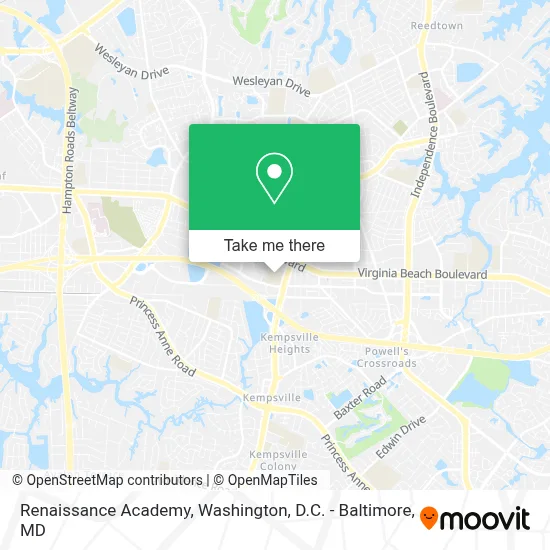 Renaissance Academy map
