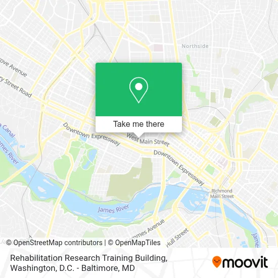 Rehabilitation Research Training Building map