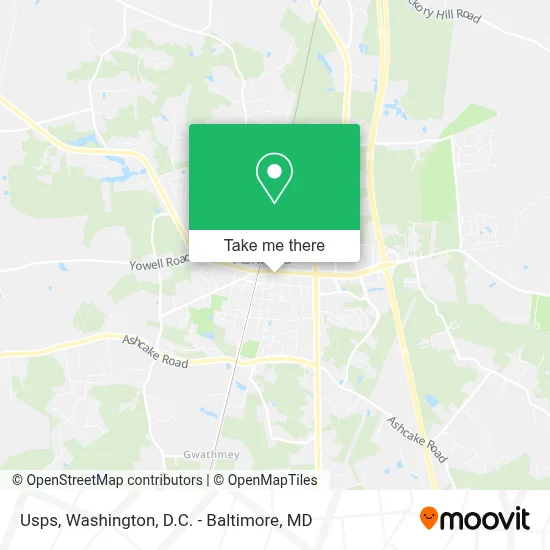 Usps map