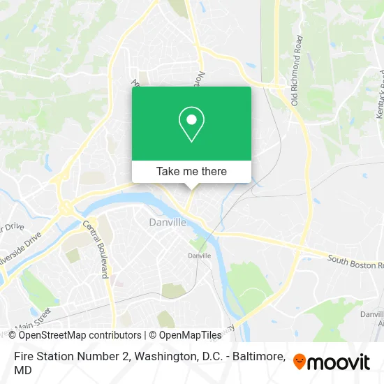 Fire Station Number 2 map