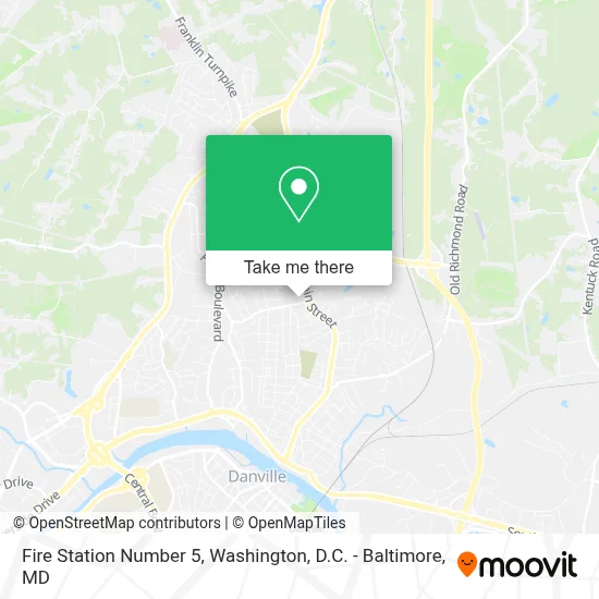 Fire Station Number 5 map