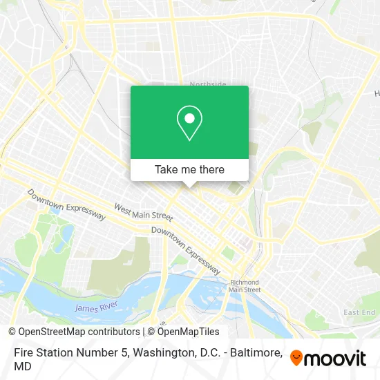 Fire Station Number 5 map