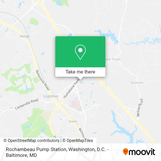 Rochambeau Pump Station map