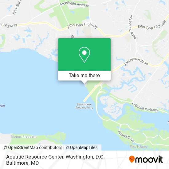 Aquatic Resource Center map