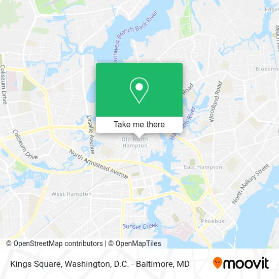 Kings Square map