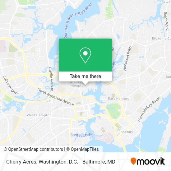 Cherry Acres map