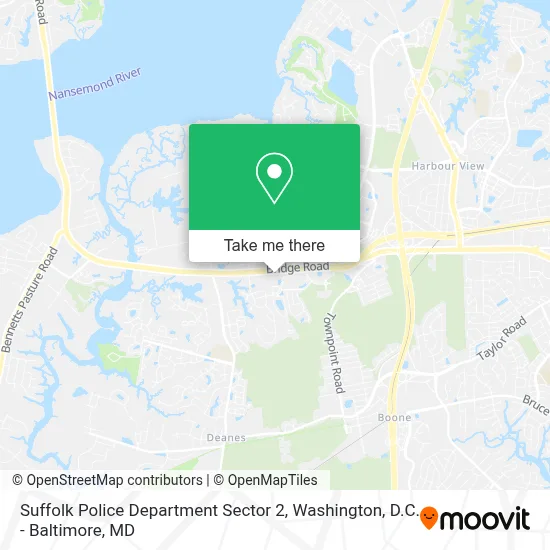 Suffolk Police Department Sector 2 map