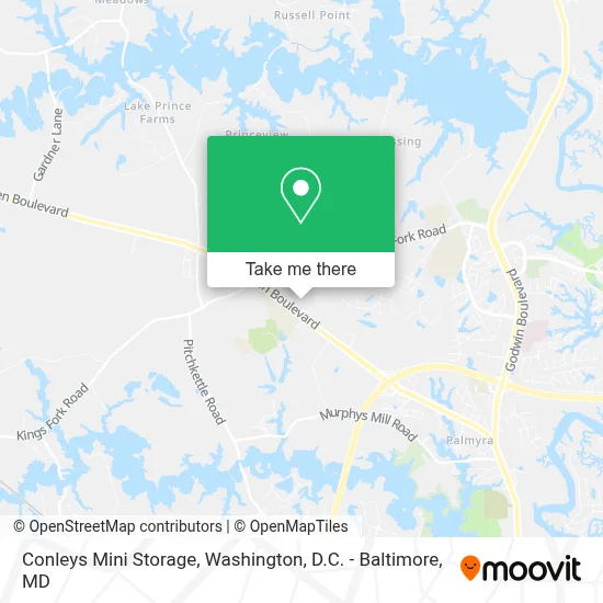 Conleys Mini Storage map