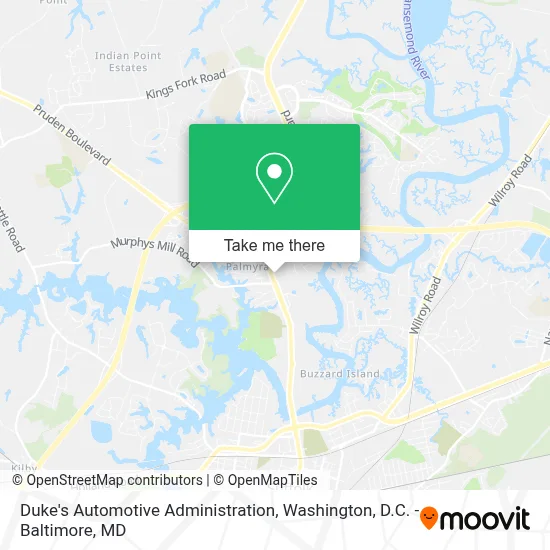 Duke's Automotive Administration map