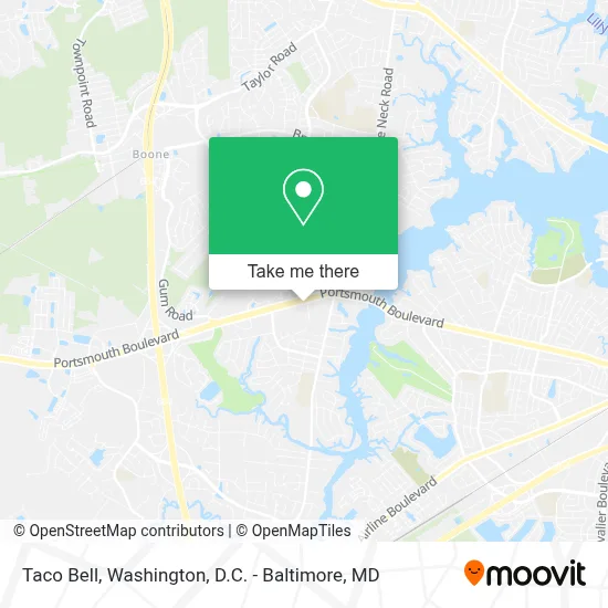 Taco Bell map