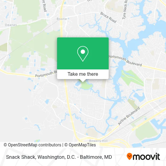 Snack Shack map