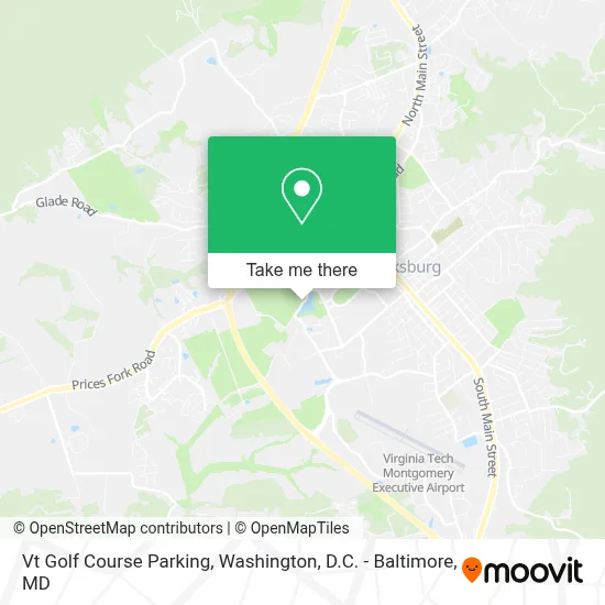 Vt Golf Course Parking map