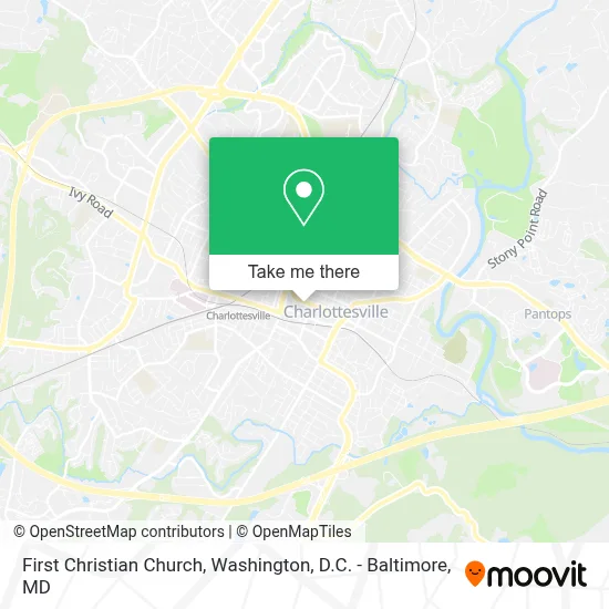 First Christian Church map