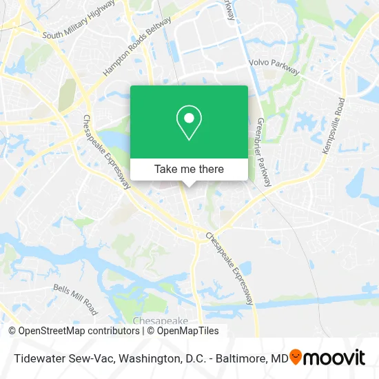 Tidewater Sew-Vac map