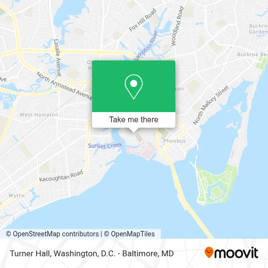 Turner Hall map