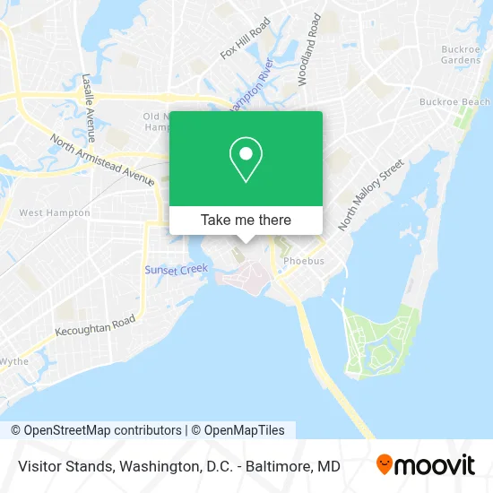 Visitor Stands map